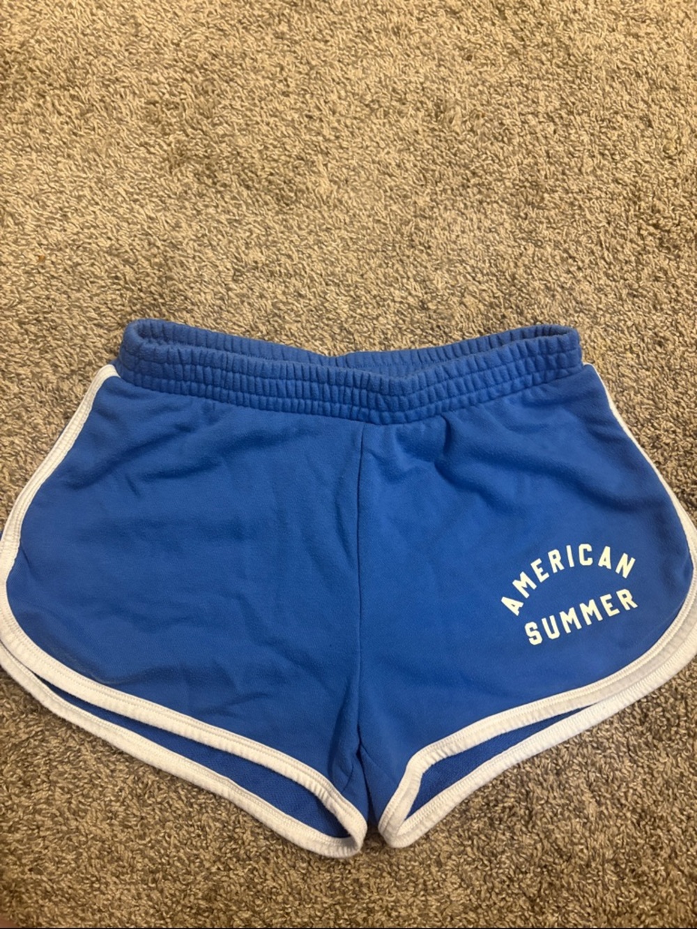 Universal Thread Royal Blue Women's Athletic Shorts with White Trim